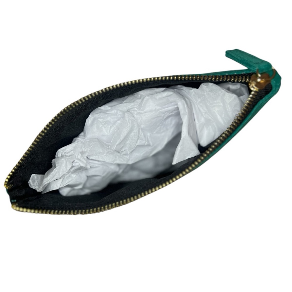 Kiehl’s Velvet Pouch Makeup Cosmetic Case Bag Green - Picture 12 of 14